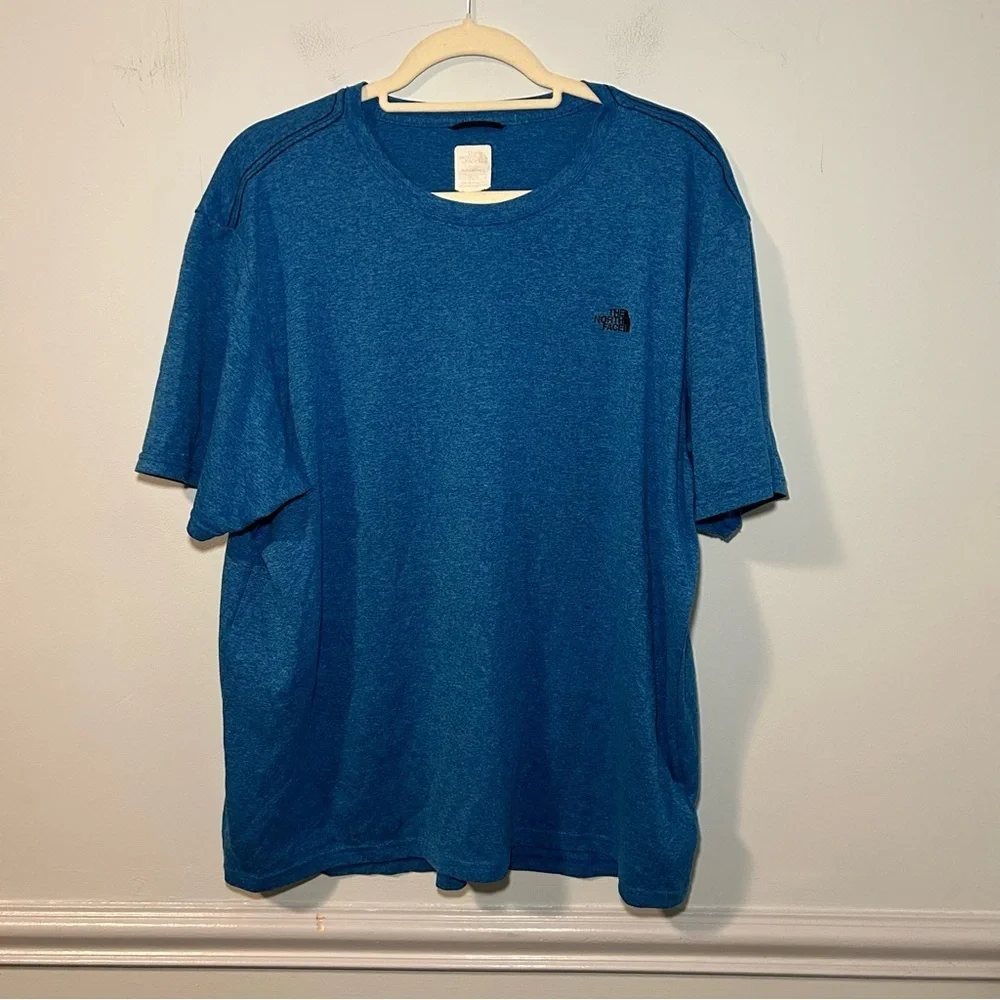 The North Face Blue Quick Dry Running Short Sleeve T-Shirt Size XL